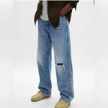 GAP 갭 배기 데님 데미지