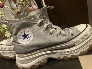 CONVERSE ALL STAR 그레이 하이컷 통굽 스니커즈