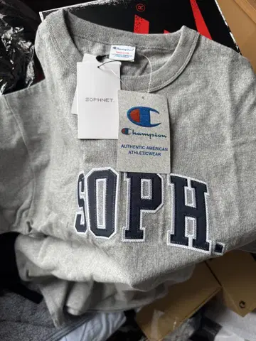 소프 챔피언 soph champion 맨투맨 티셔츠 그레이