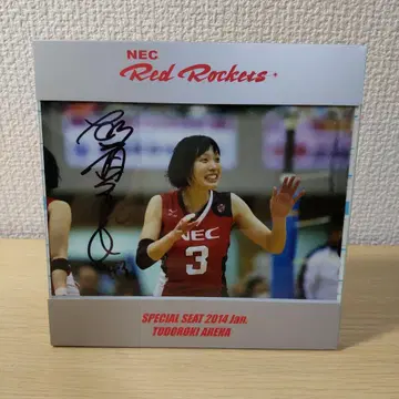 NEC Red Rockets 쓰즈키 선수 사인 포함 사진 #3