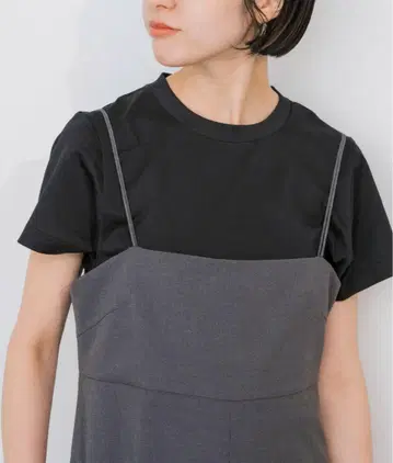 Spick and Span 파인 코튼 티셔츠