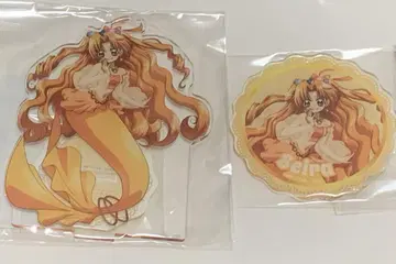 피치피치 피치 남코 도쿄 별 얇은 비단 아크릴 스탠드 코스터