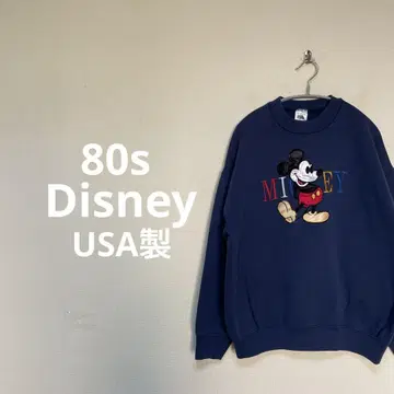 80s 디즈니 USA제 네이비 미키마우스 프룻 오브 더 룸