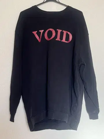 오모리 야스코 VOID 맨투맨 xxl 롱 T