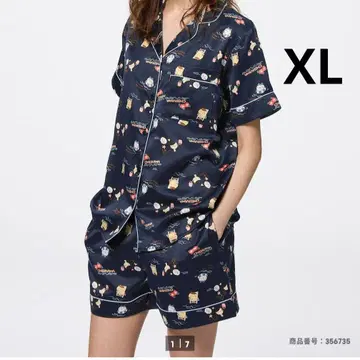 치이카와 GU 새틴 파자마 룸웨어 XL 치이카와들의 여름방학