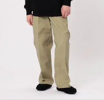 디키즈 와이드 핏 더블니 워크 팬츠 W31 L30