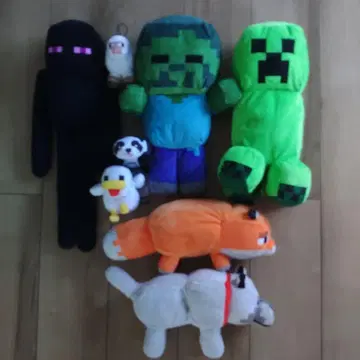 Minecraft 봉제 인형 세트