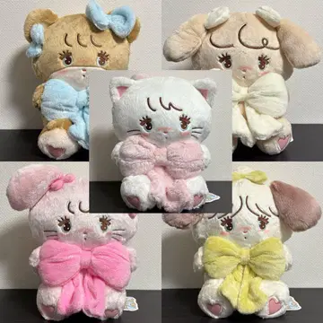 mikko characters 안아주는 리본 봉제 인형 5종 컴플리트