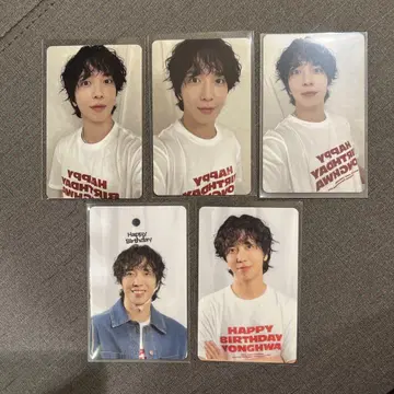 2025 CNBLUE 정용화 트레이딩 카드 세트 컴플리트 5장
