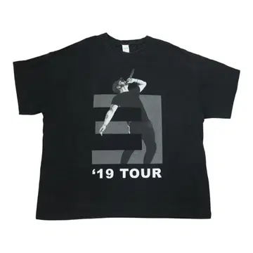 EMINEM '19 TOUR 티셔츠 밴딩 티셔츠 구제 의류