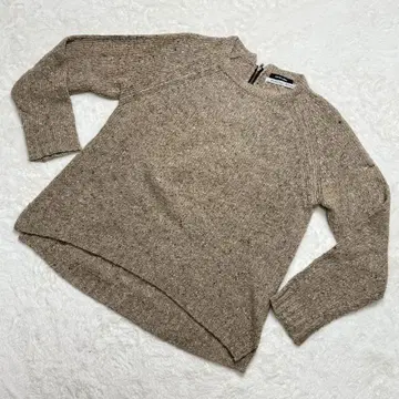 파드칼레 pas de calais 니트 (M) 긴팔 무지 브라운 브라운