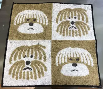 새상품 WARMGREY TAIL 웜 그레이 테일 강아지 패턴 핸드 타월