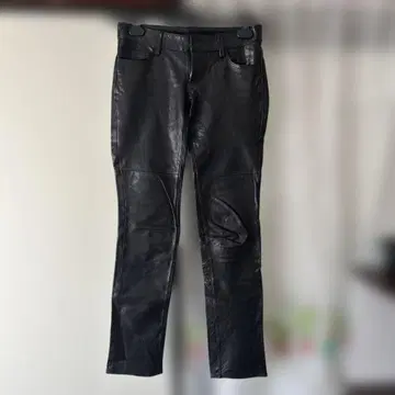 moussy 리얼 가죽 팬츠