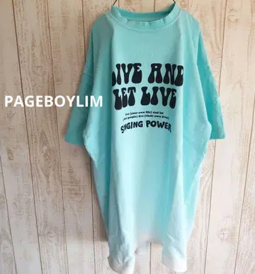 PAGEBOYLIM 히피 그래픽 티셔츠