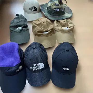 노스페이스 모자 8종 세트