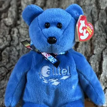 ty 비니 베이비 곰 봉제 인형 NASCAR 시리즈
