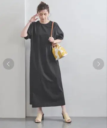 퍼프 슬리브 원피스