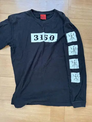 3150 디자인 블랙 L 사이즈 티셔츠 롱 T