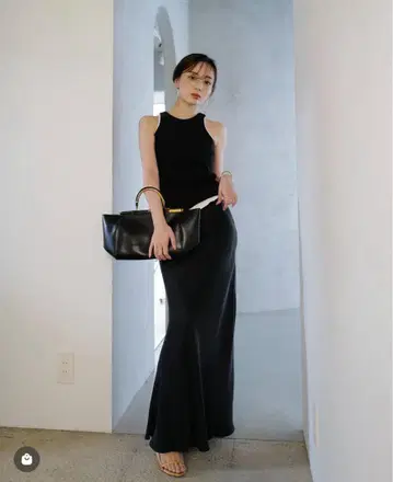 피브리 큐프라 내로우 스커트 BLACK S