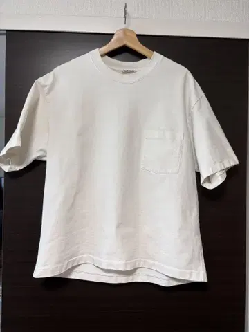 오라리 STAND UP TEE 화이트 heavyWeight