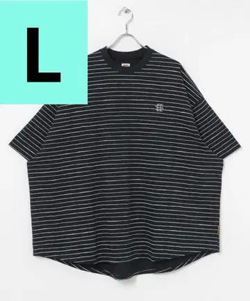 SEESEE 슈퍼빅 라운드 보더 SS 티셔츠