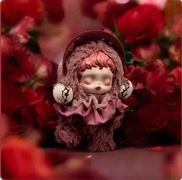 SKULLPANDA 봉제 인형 핑크