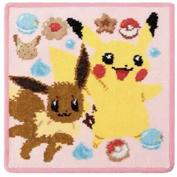 페이러 포켓몬 피카츄 이브이 손수건 25x25cm
