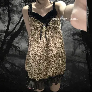 히메 갸루 헤이세이 레오파드 무늬 레이스 grunge 00s 마즈 스타일