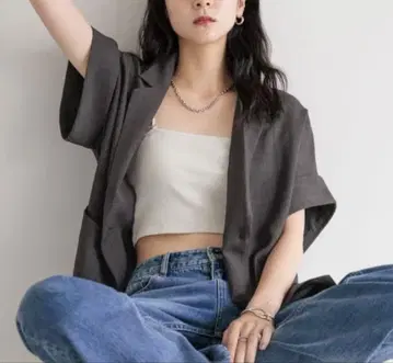 바스켓 자켓 SS 로리즈팜 미사용 새상품 이번 시즌 신상