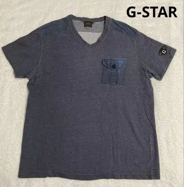 G-STAR 지스타 데님 가슴 포켓 티셔츠 반팔 남성용 XL