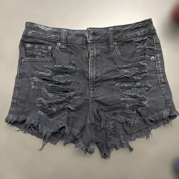 AMERICAN EAGLE 데미지 데님 숏 팬츠
