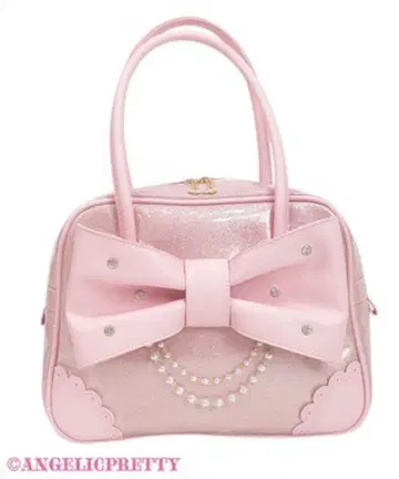 angelic pretty 글리터 보석 리본 보스턴 백