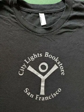 City Lights Bookstore 티셔츠 XL 아메리칸 어패럴