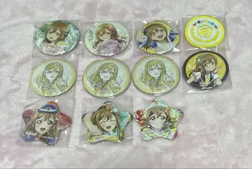 러브 라이브 Aqours 쿠니키다 하나마루 캔뱃지 세트