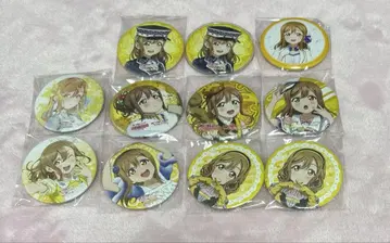 러브 라이브 Aqours 쿠니키다 하나마루 캔뱃지 세트