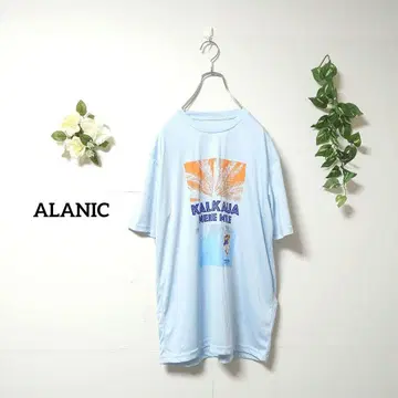 ALANICT 호놀룰루 마라톤 티셔츠 반팔 티셔츠 남성용 S
