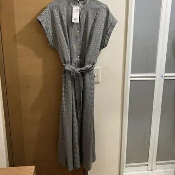 택 포함 새상품 그로브 셔츠 원피스 3L