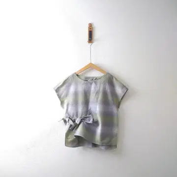리본 프렌치 블라우스