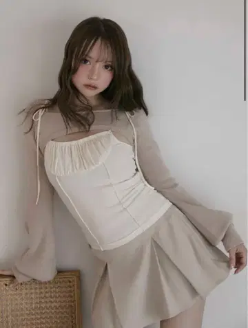 앤드메리 소피아 레이어드 톱스 베이지