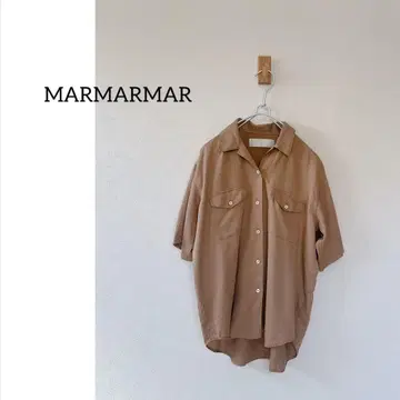 MARMARMAR 셔츠 반팔 코트 베이지 계열 일본제