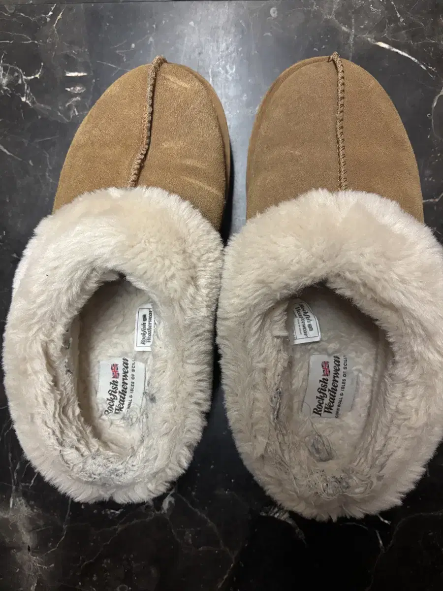 Rockfish Weatherwear Fur Slippers (Chestnut 240)