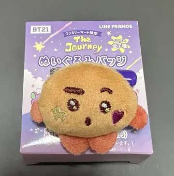 BTS 봉제 인형 배지 훼미리마트 MANG