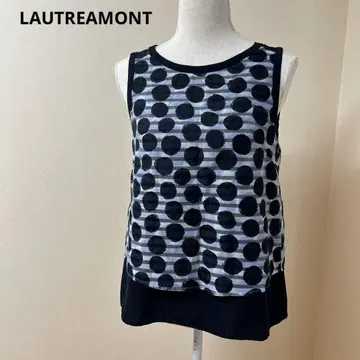 LAUTREAMONT 로트레아몽 도트 오간자 블라우스