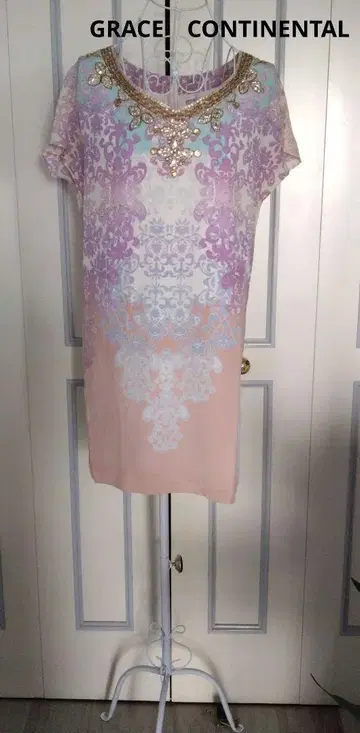 GRACE CONTINENTAL 비쥬 미니 원피스 원피스