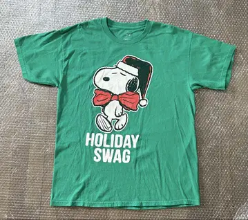 [SNOOPY HOLIDAY SWAG] 스누피 티셔츠 PEANUTS