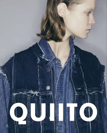 QUIITO 데님 자켓 그라데이션