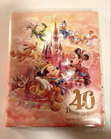 미개봉 새상품 디즈니 40주년 드림 고 라운드 수베니어 메달 북