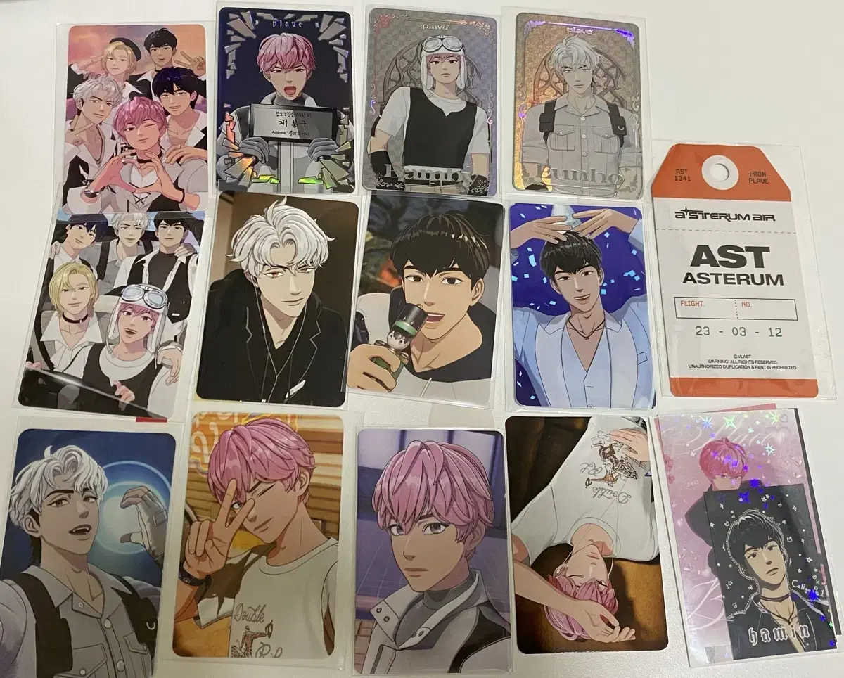 PLAVE Bamby Eunho Hamin poca fan club, unreleased photocard, seasons greetings, Pepero, pop up