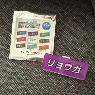 료가 핀 배지 트레이딩 카드 세트