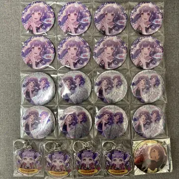 뱅드림 Roselia 우타가와 아코 캔뱃지 키링